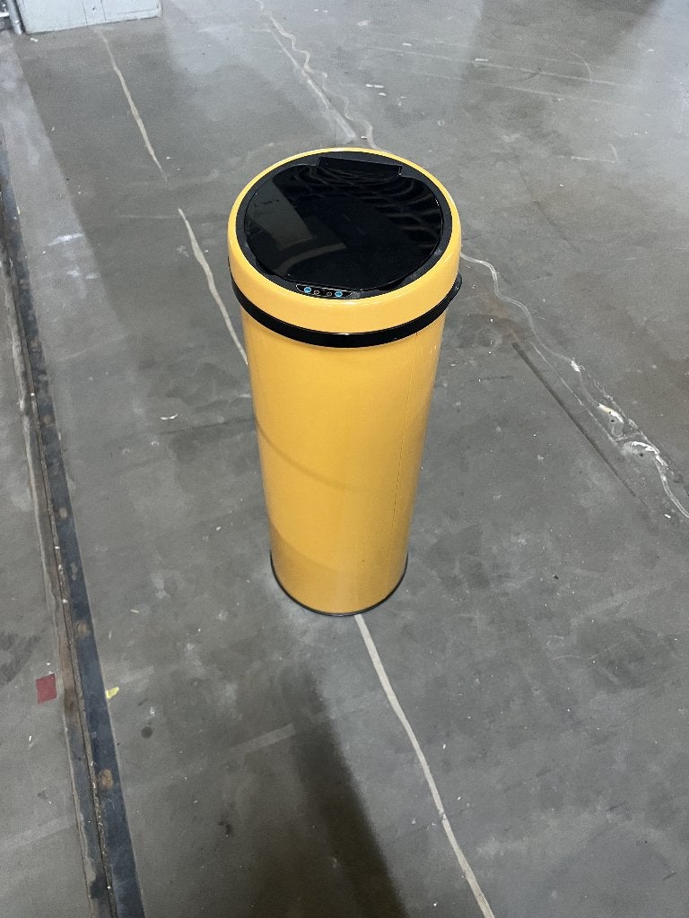 Touch free sensor prullenbak geel, Huis en Inrichting, Ophalen, 50 tot 75 cm, 40 liter of meer, Zo goed als nieuw