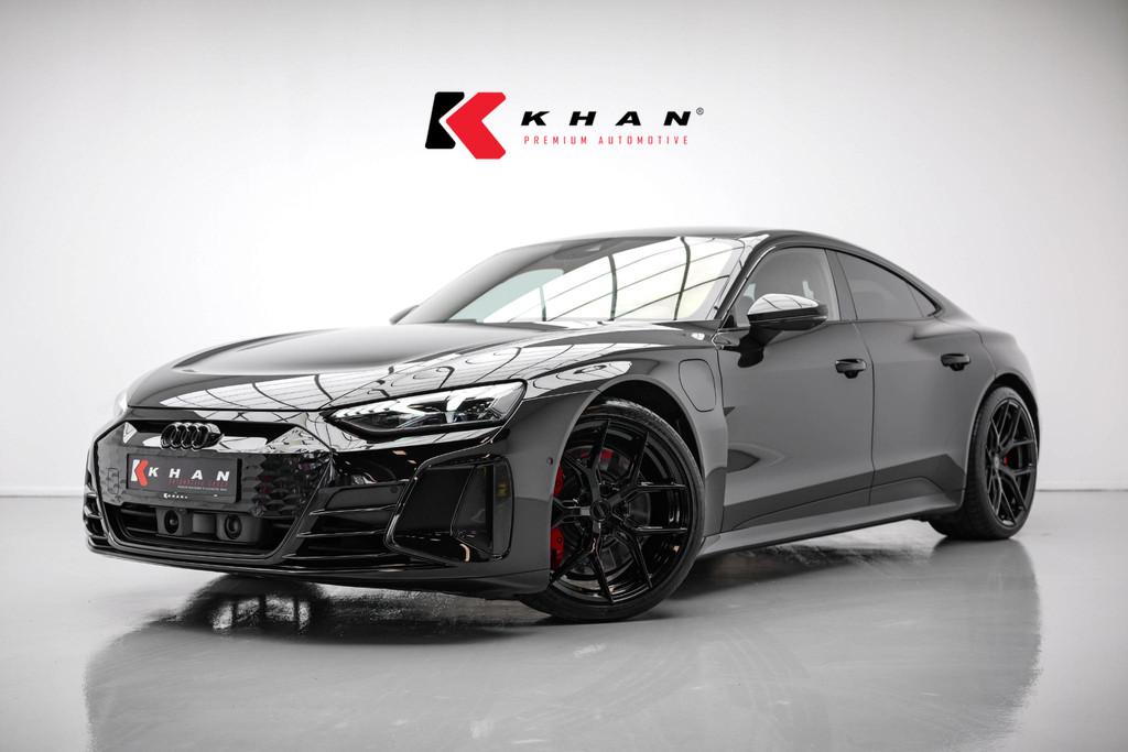 Audi e-tron GT RS 93 kWh |Full Carbon|Luchtvering|Vossen|Nig, Auto's, Automaat, Stof, Gebruikt, Zwart
