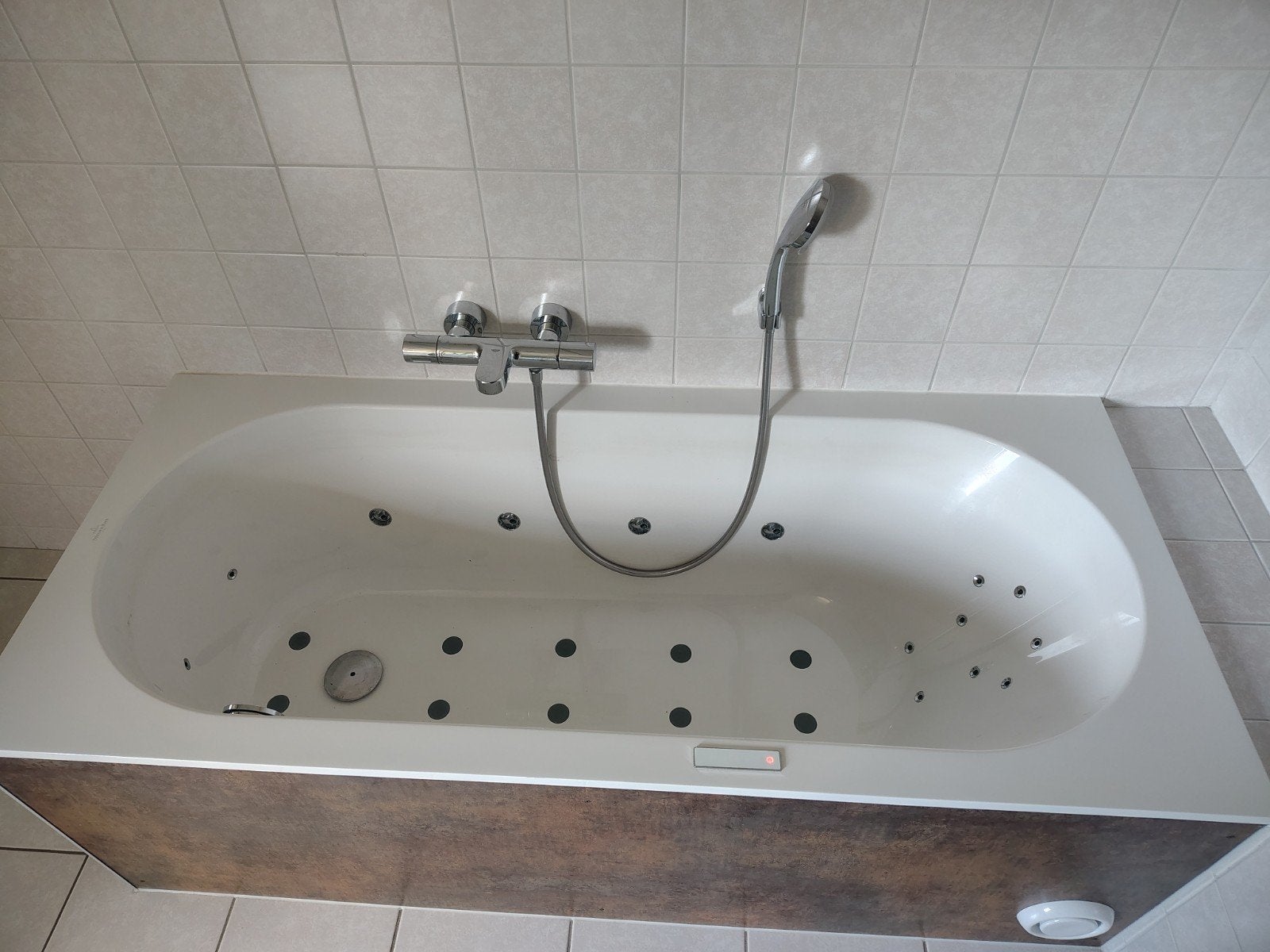 Villeroy & Boch whirlpool bad moet douche en kraan, Ophalen, Gebruikt, Chroom, Bad