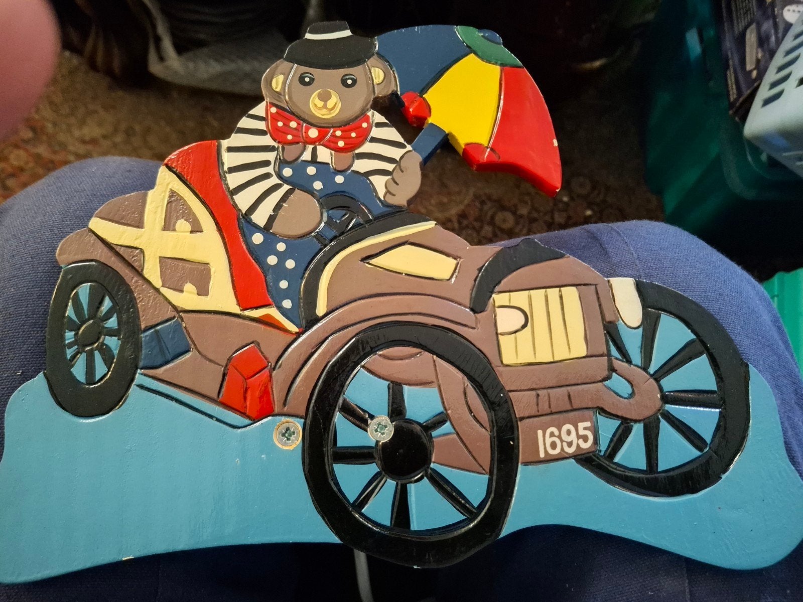 Lampje Kinderkamer - Beer met Paraplu, Overige merken, Nieuw, Ophalen of Verzenden, Ophangbaar