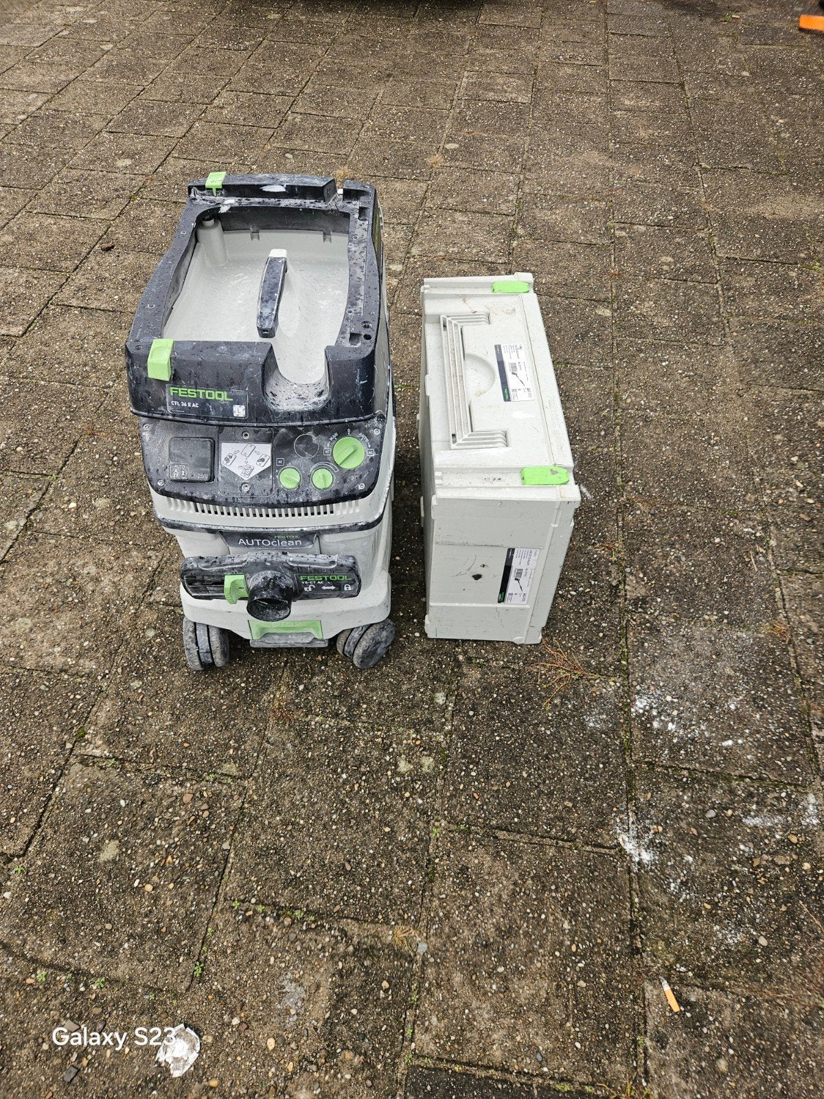 festool planex en stofzuiger ctl 36 E AC, Ophalen, Gebruikt, 1200 watt of meer, Overige typen