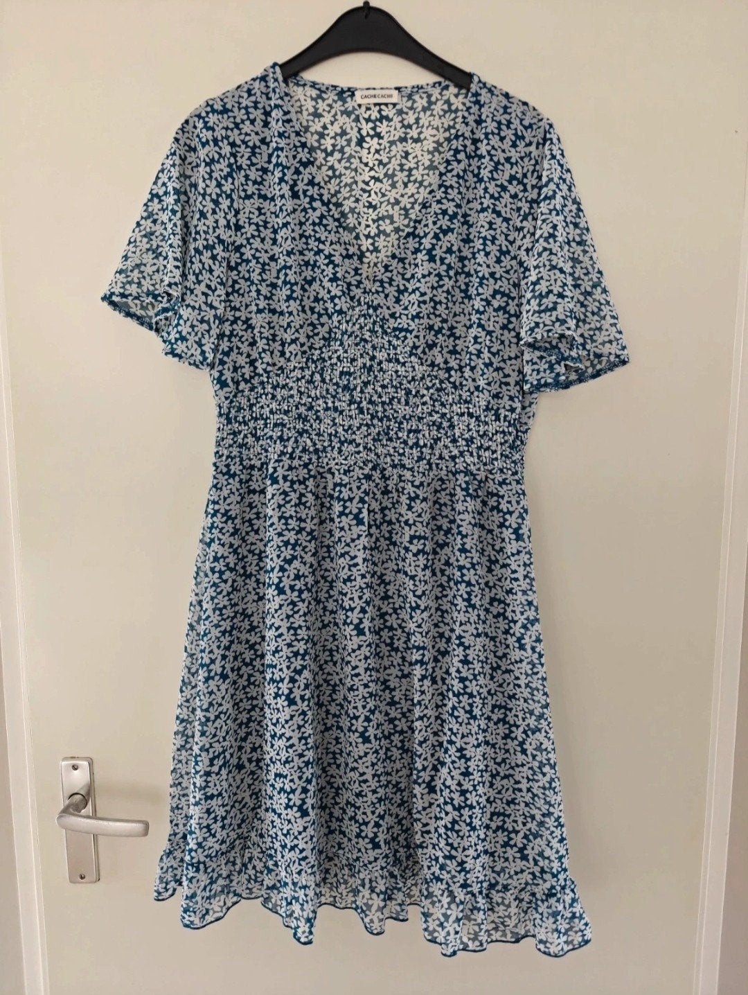 Jurk Cache Cache maat 40, Ophalen of Verzenden, Zo goed als nieuw, Maat 38/40 (M), Blauw