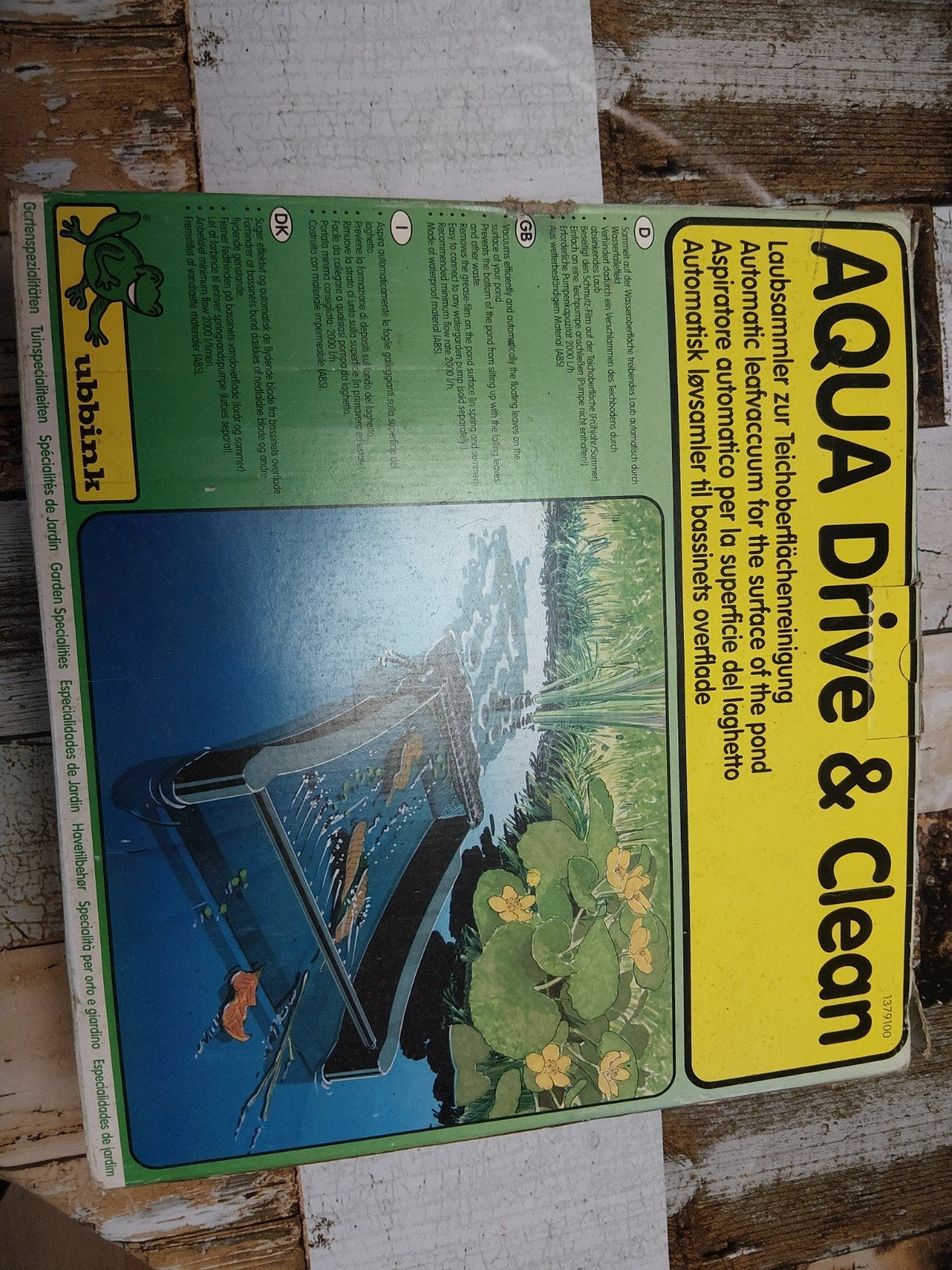 Ubbink Aqua Drive & Clean vijverstofzuiger, Ophalen, Nieuw