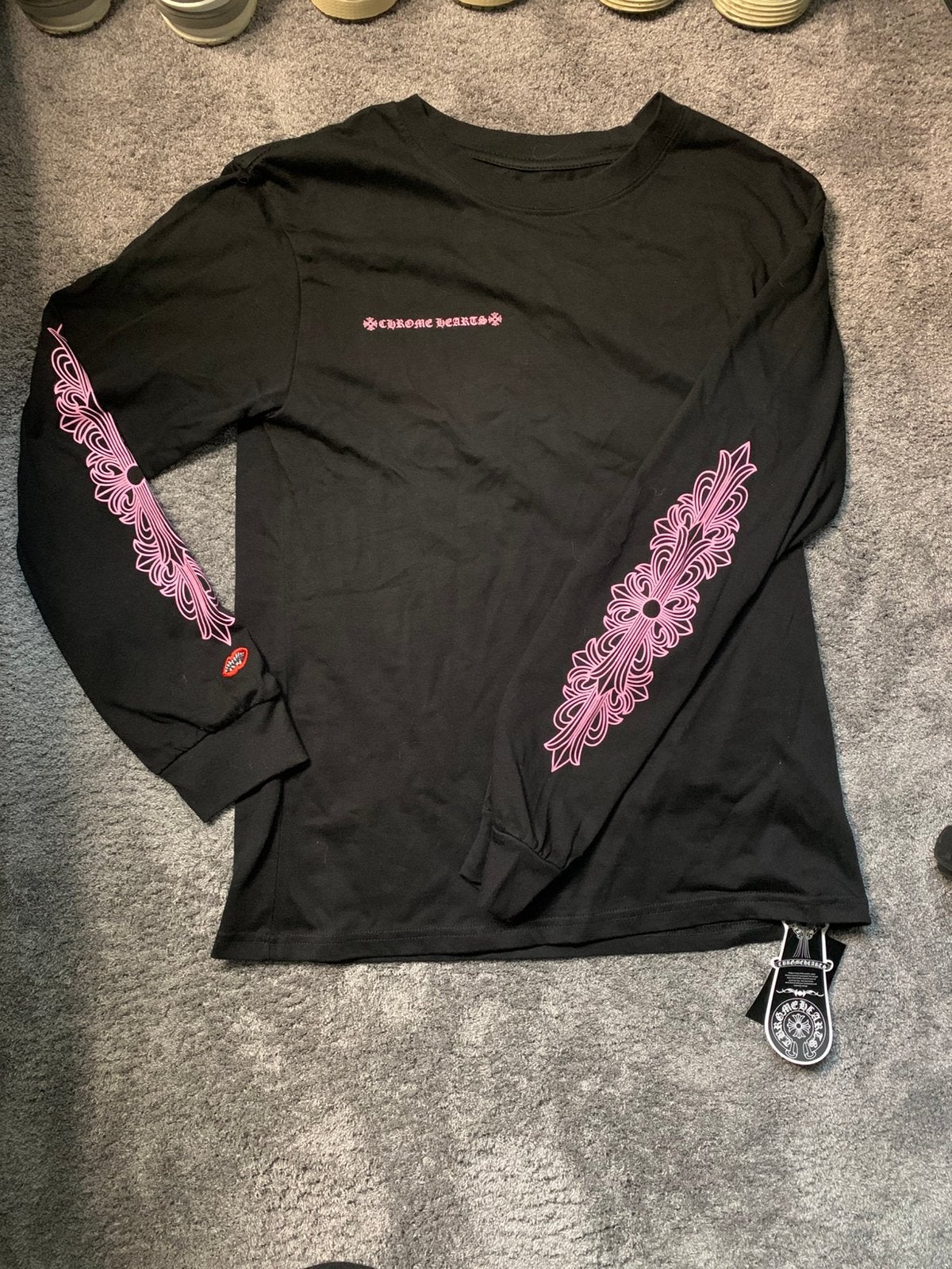 Chrome hearts longsleeve, Zwart, Maat 42/44 (L), Ophalen of Verzenden, Zo goed als nieuw