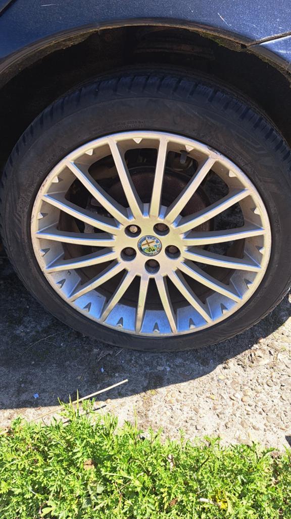 Alfa Romeo Velgen met all season banden 215/45 R17, Ophalen of Verzenden, Gebruikt