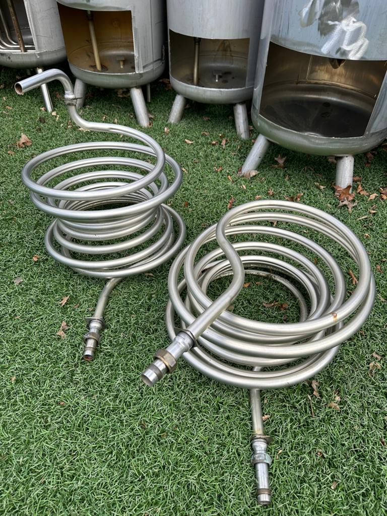 RVS 316 Spiraal / Koelspiraal – 22 mm – 8 meter, Tuin en Terras, Verzenden, Zo goed als nieuw