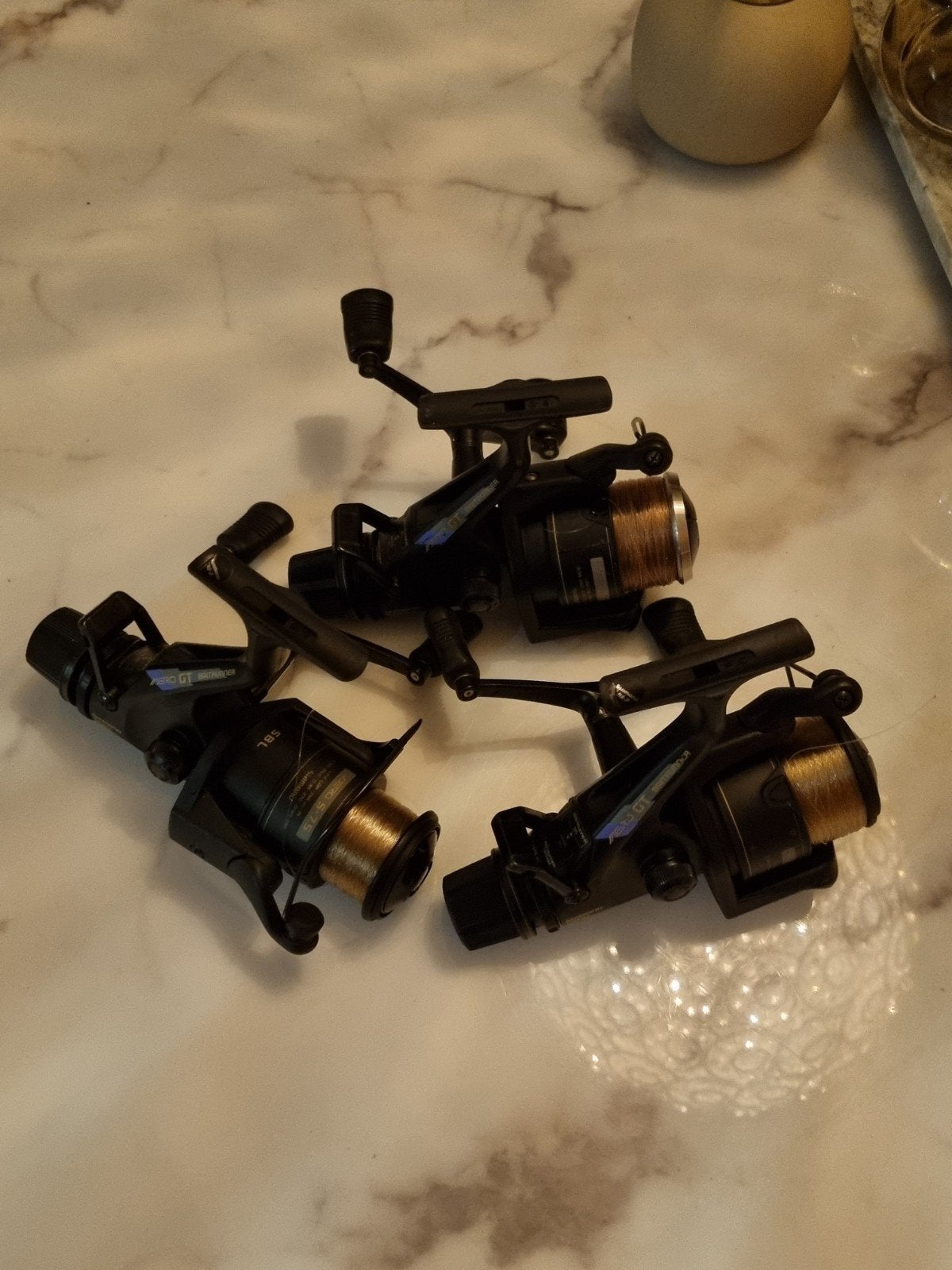 3 x Shimano 5010 Aero GT., Ophalen of Verzenden, Zo goed als nieuw, Molen
