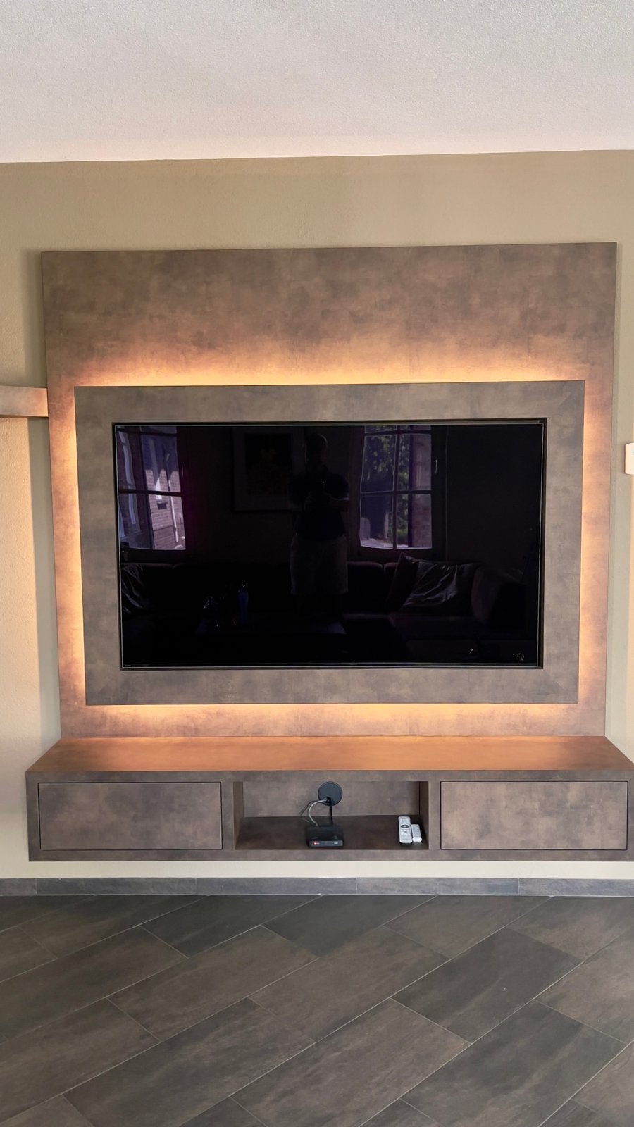 TV Kast met of zonder TV, Ophalen, 200 cm of meer, 150 tot 200 cm, Zo goed als nieuw