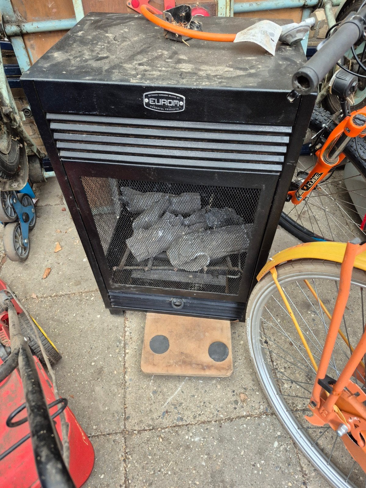 Eurom Patio Heater, Tuin en Terras, Ophalen, Gebruikt, Gas, Vloer