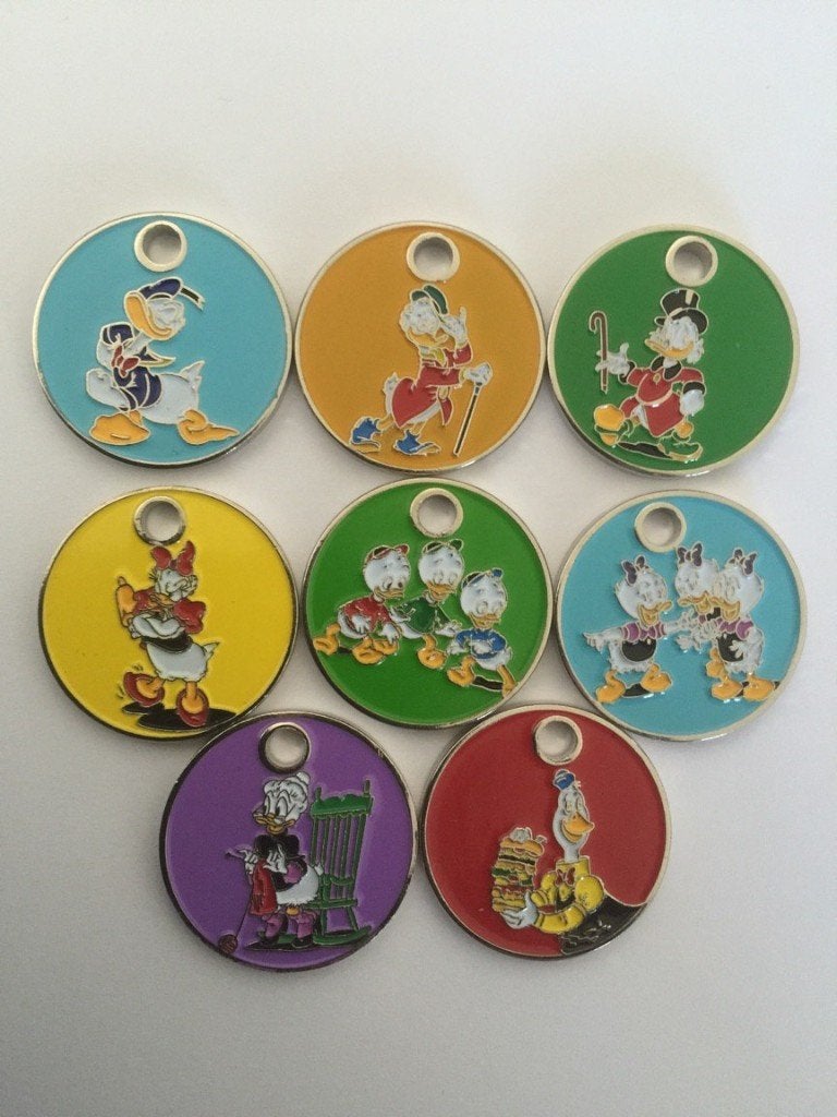winkelwagenmuntjes Donald Duck 8x, Verzamelen, Ophalen of Verzenden