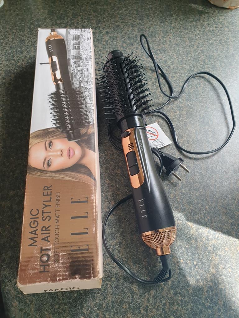 ELLE Magic Hot Hair Styler Hair Dryer, Ophalen of Verzenden, Zo goed als nieuw, Krultang of Stijltang