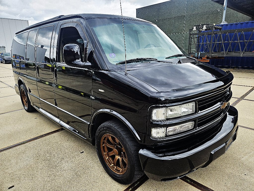 Chevrolet ChevyVan Camper LPG, Automaat, Overige carrosserieën, Zwart, Leder