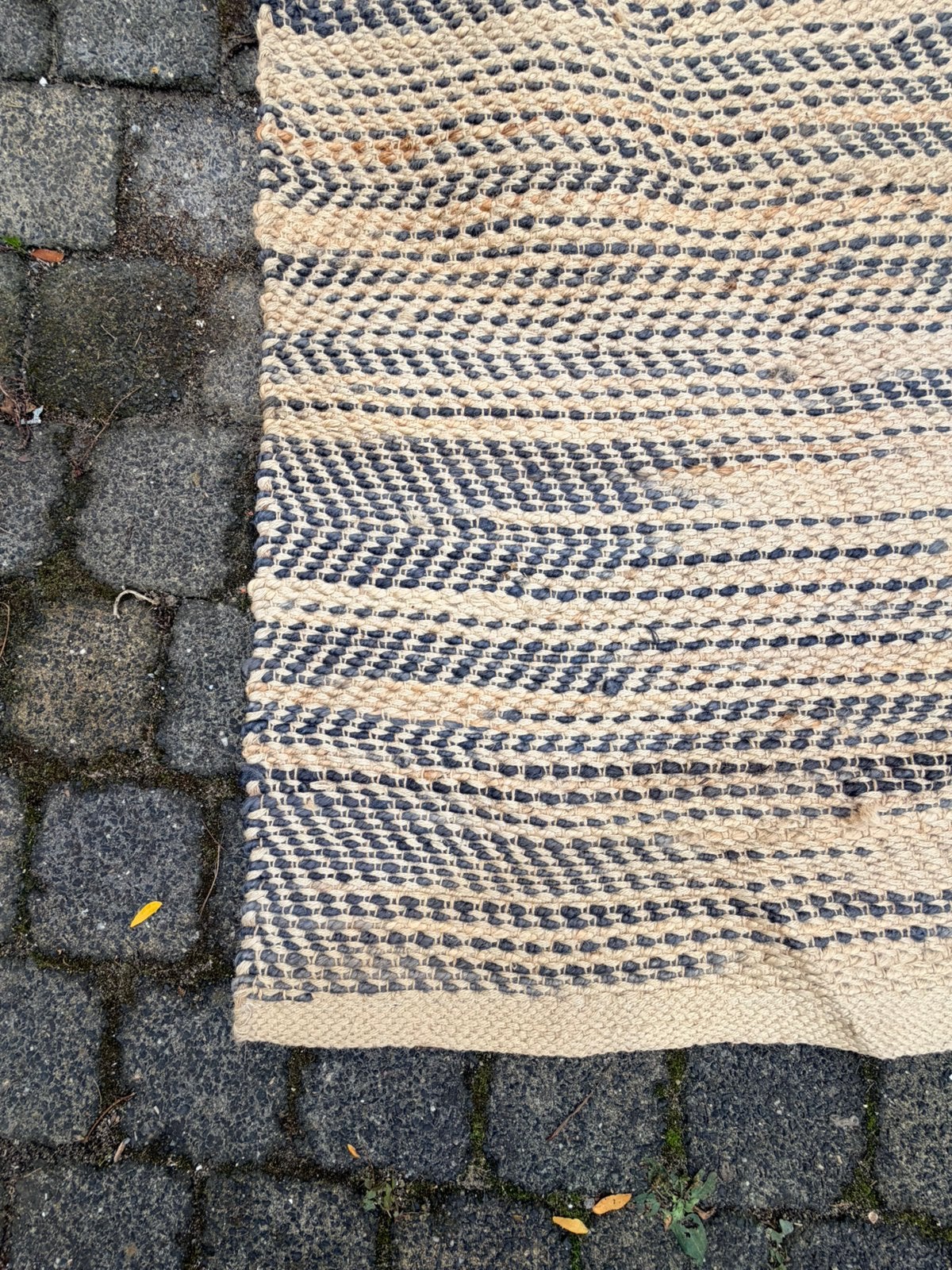 Groot Loods 5 jute vloerkleed 200 x 300 cm, Ophalen, Beige, 200 cm of meer, Zo goed als nieuw