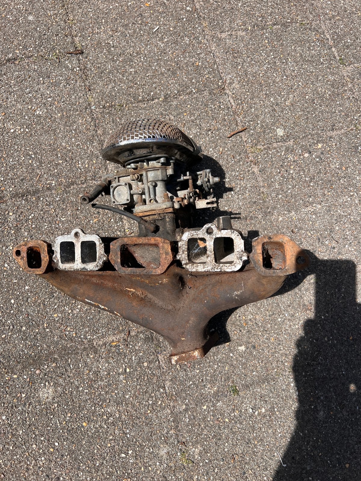 Inlaatgedeelte met Weber carburateur 19S Opel GT, Ophalen of Verzenden, Opel