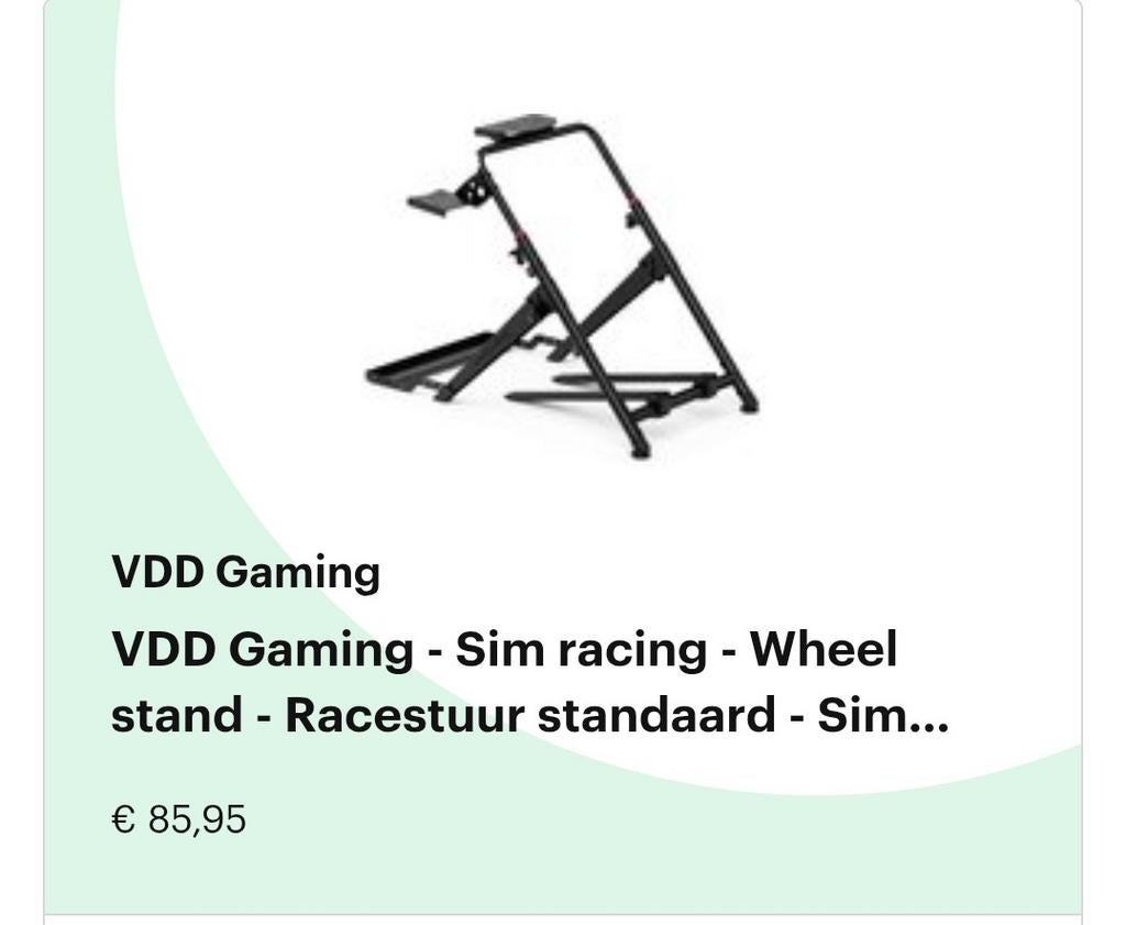 Gaming Sim Racing Wheel Stand - Zo goed als nieuw, Ophalen, 1 speler, Zo goed als nieuw, Vanaf 3 jaar