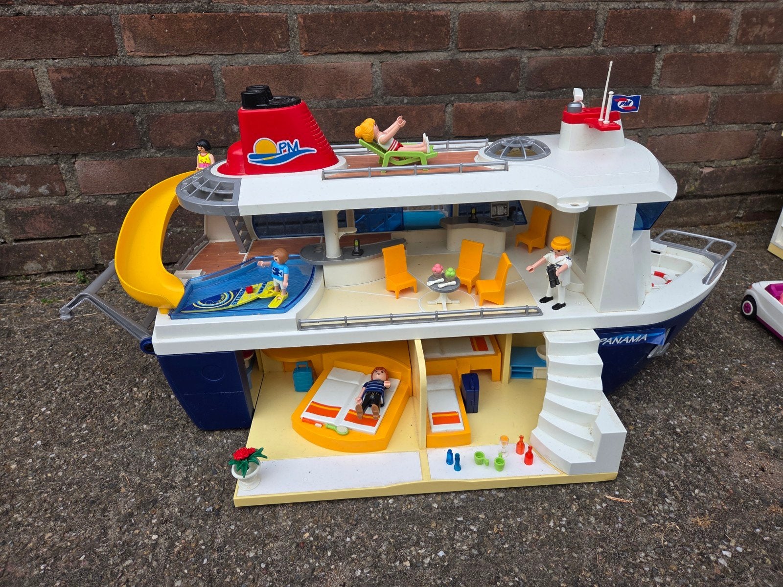 Playmobil Luxe Jacht "Panama" met Figuren en Accessoires, Gebruikt, Complete set, Ophalen of Verzenden, City life