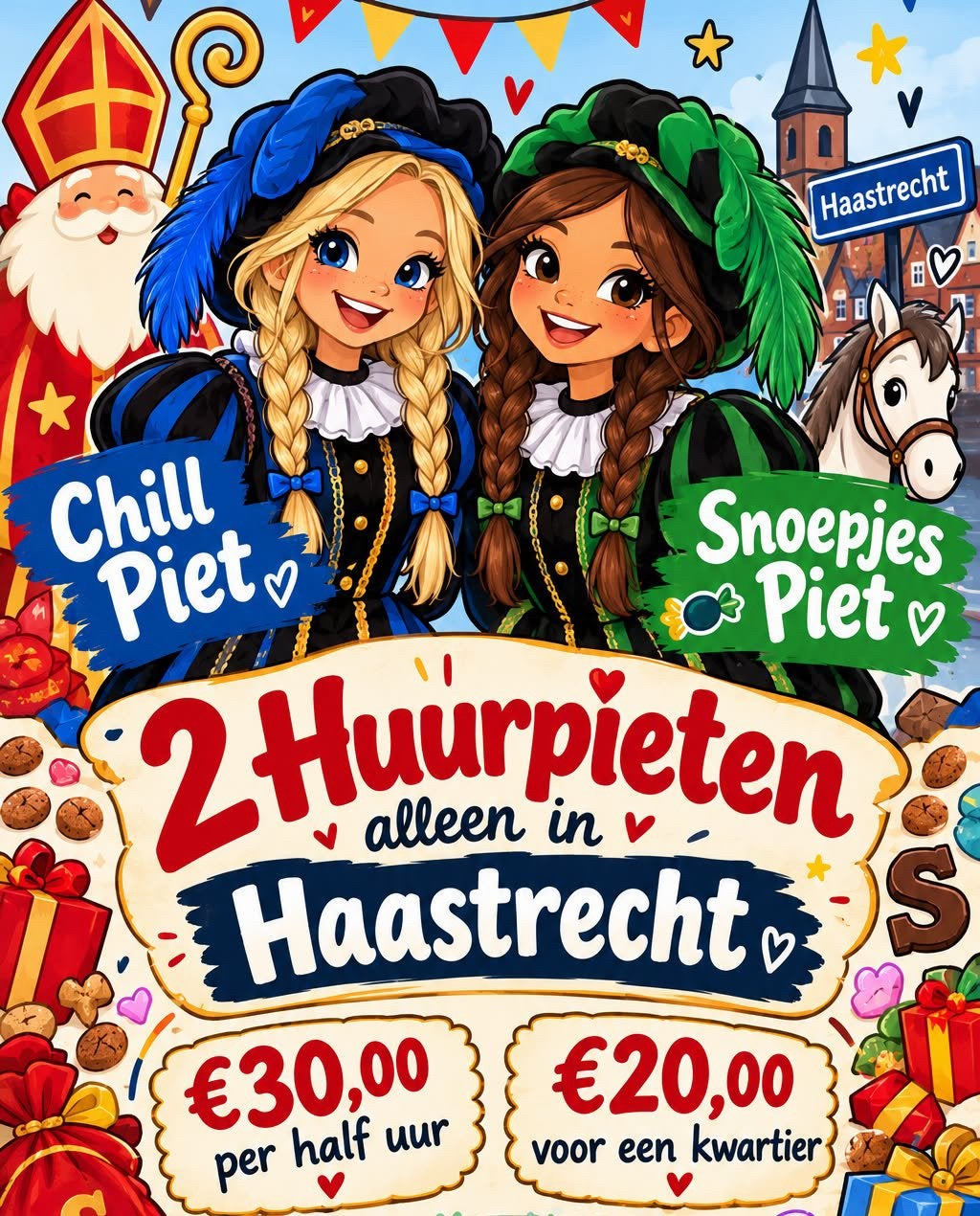 2 huurpieten in Haastrecht, Ophalen of Verzenden