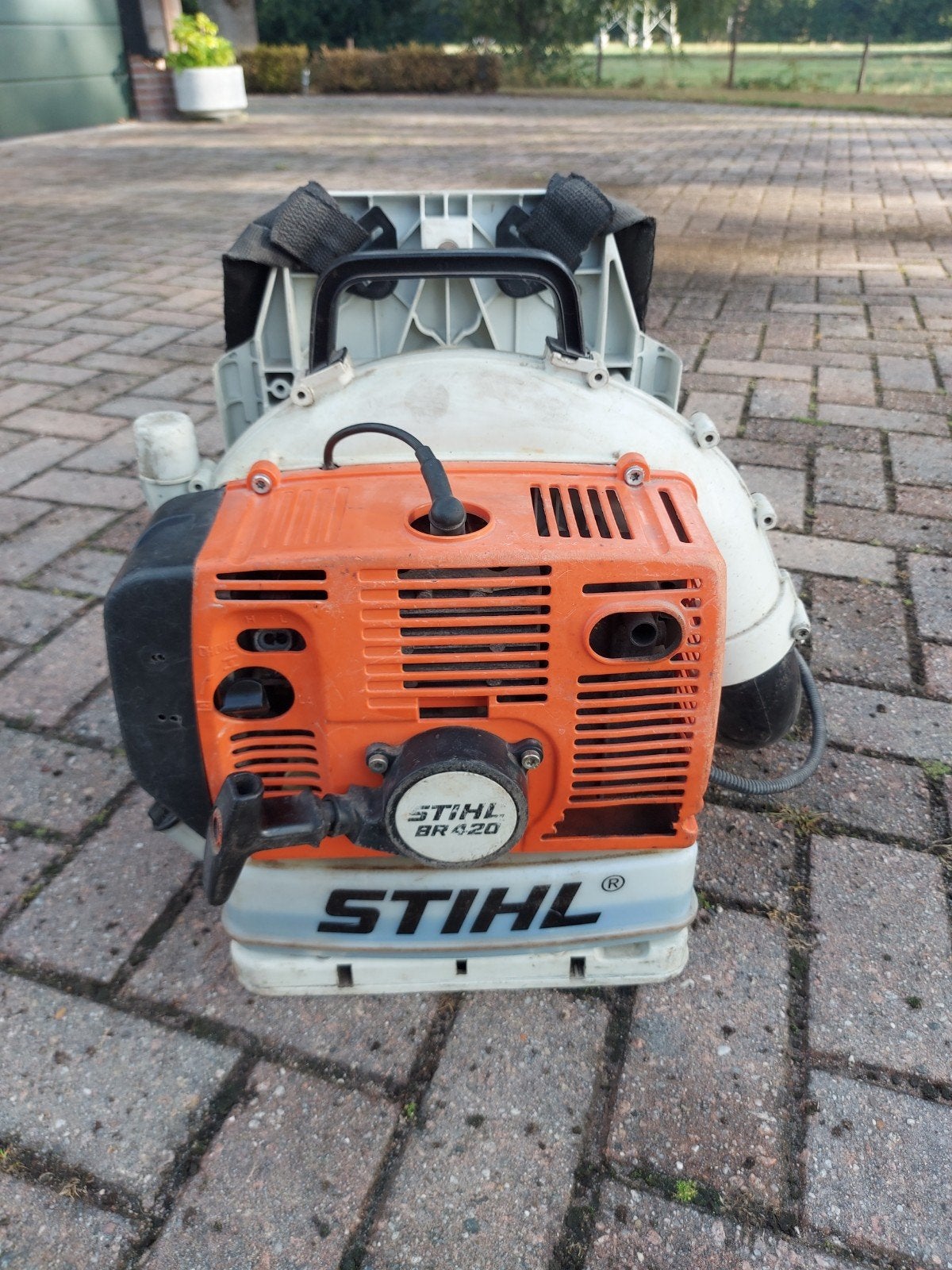 stihl br 420 bladblazer, Ophalen, Benzine
