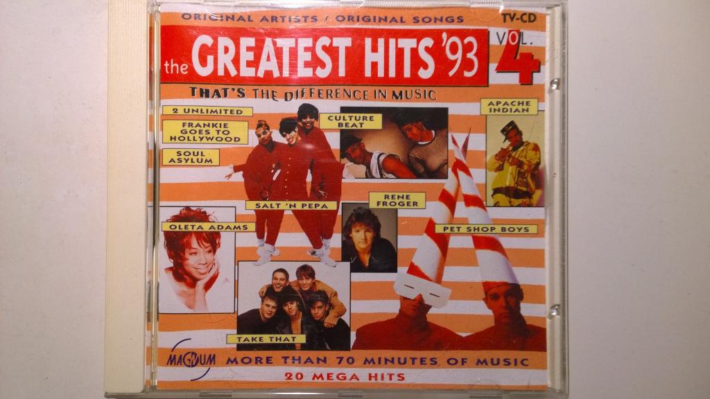 The Greatest Hits '93 Volume 4, Ophalen of Verzenden, Zo goed als nieuw, Pop
