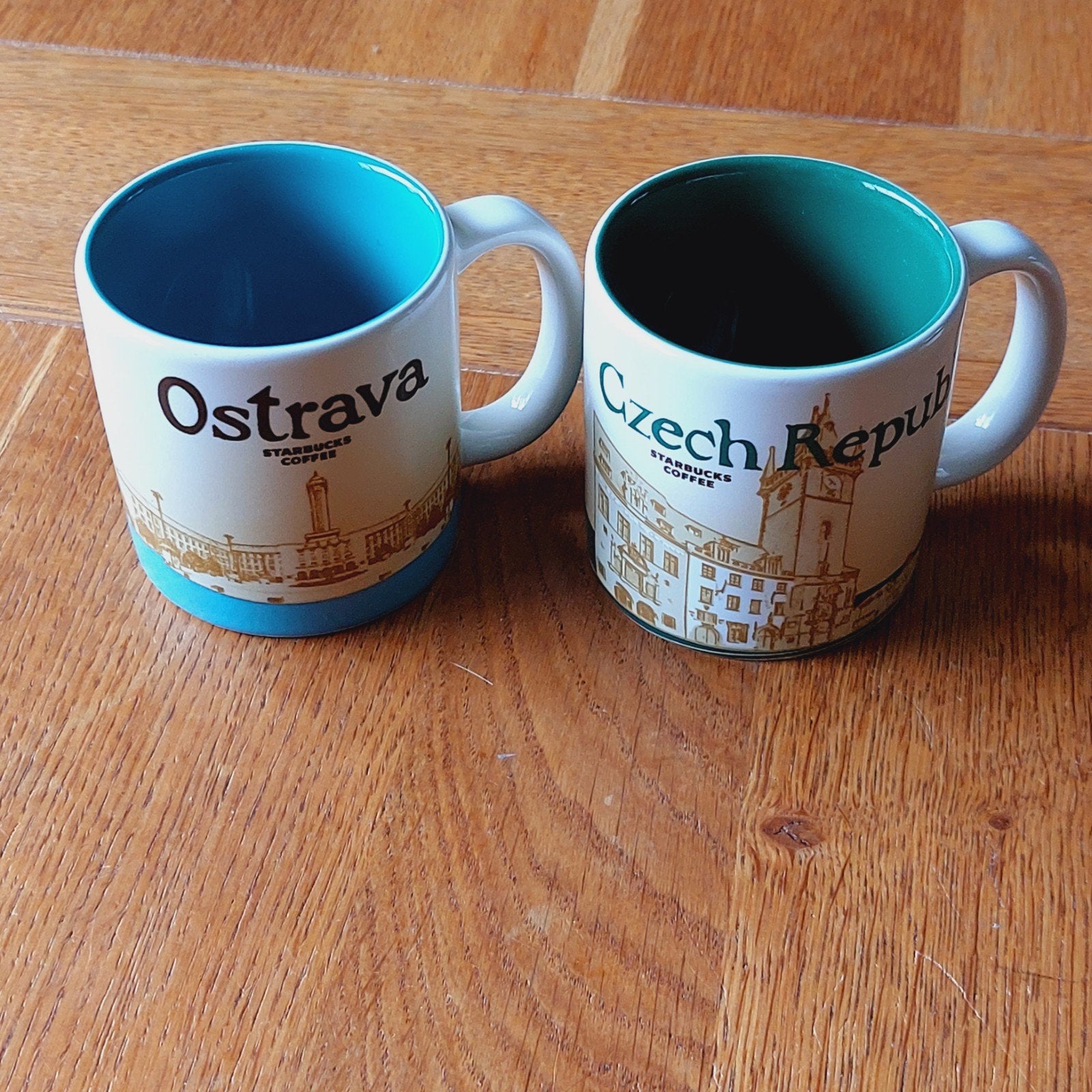 Starbucks City Mug Espresso Set: Ostrava & Tsjechië, Keramiek, Zo goed als nieuw, Starbucks, Mok