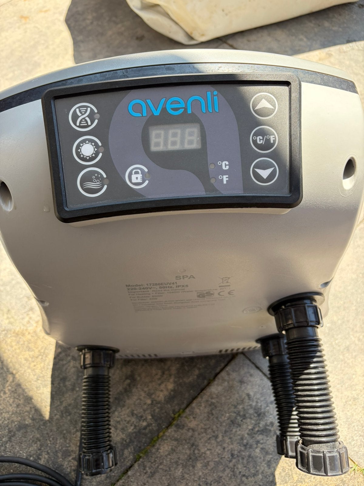 Spa opblaas jacuzzi pomp., Ophalen, Zo goed als nieuw, Pomp, Opblaasbaar