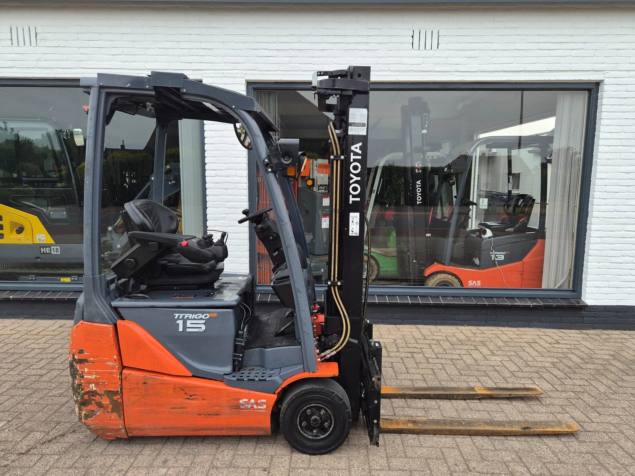 Toyota Toyota triago 15 elektrische heftruck (bj 2013), Zakelijke goederen, Machines en Bouw | Heftrucks en Intern transport, Overige aandrijving