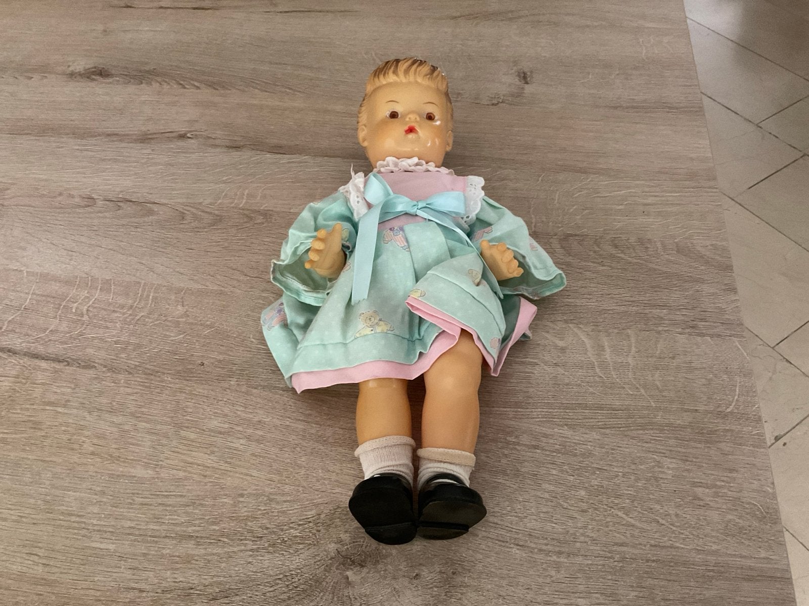 Vintage Babypop met Kleding - Jaren '50/'60 Stijl, Verzamelen, Poppen, Ophalen, Gebruikt, Babypop