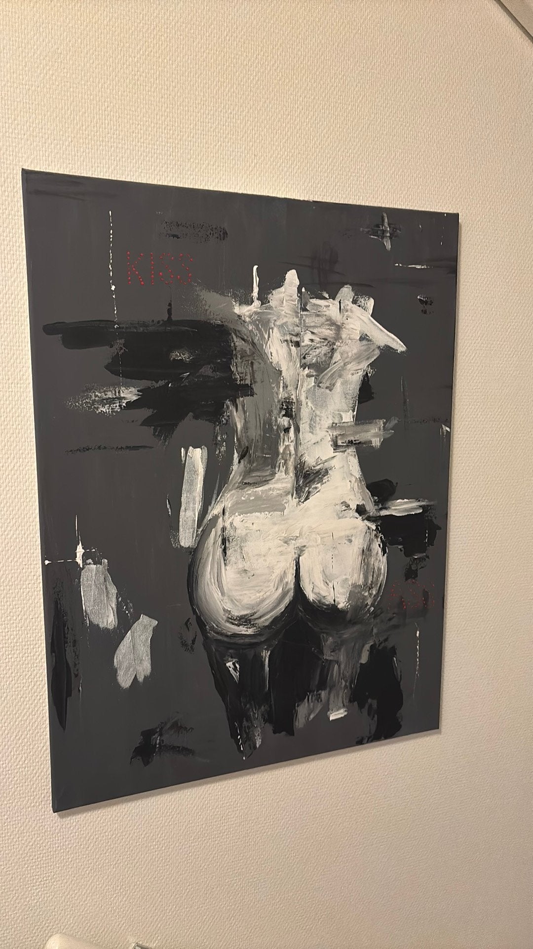 Schilderij “billen”, Antiek en Kunst, Ophalen