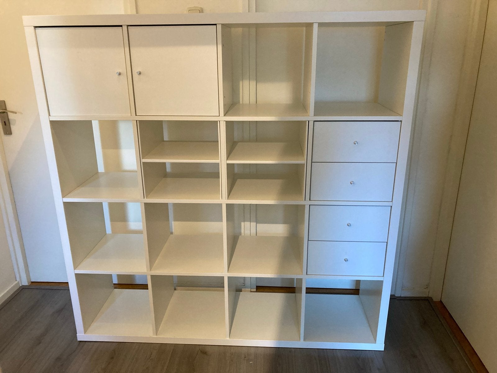 IKEA Kallax Kast met Lades en Deuren, Ophalen, Zo goed als nieuw