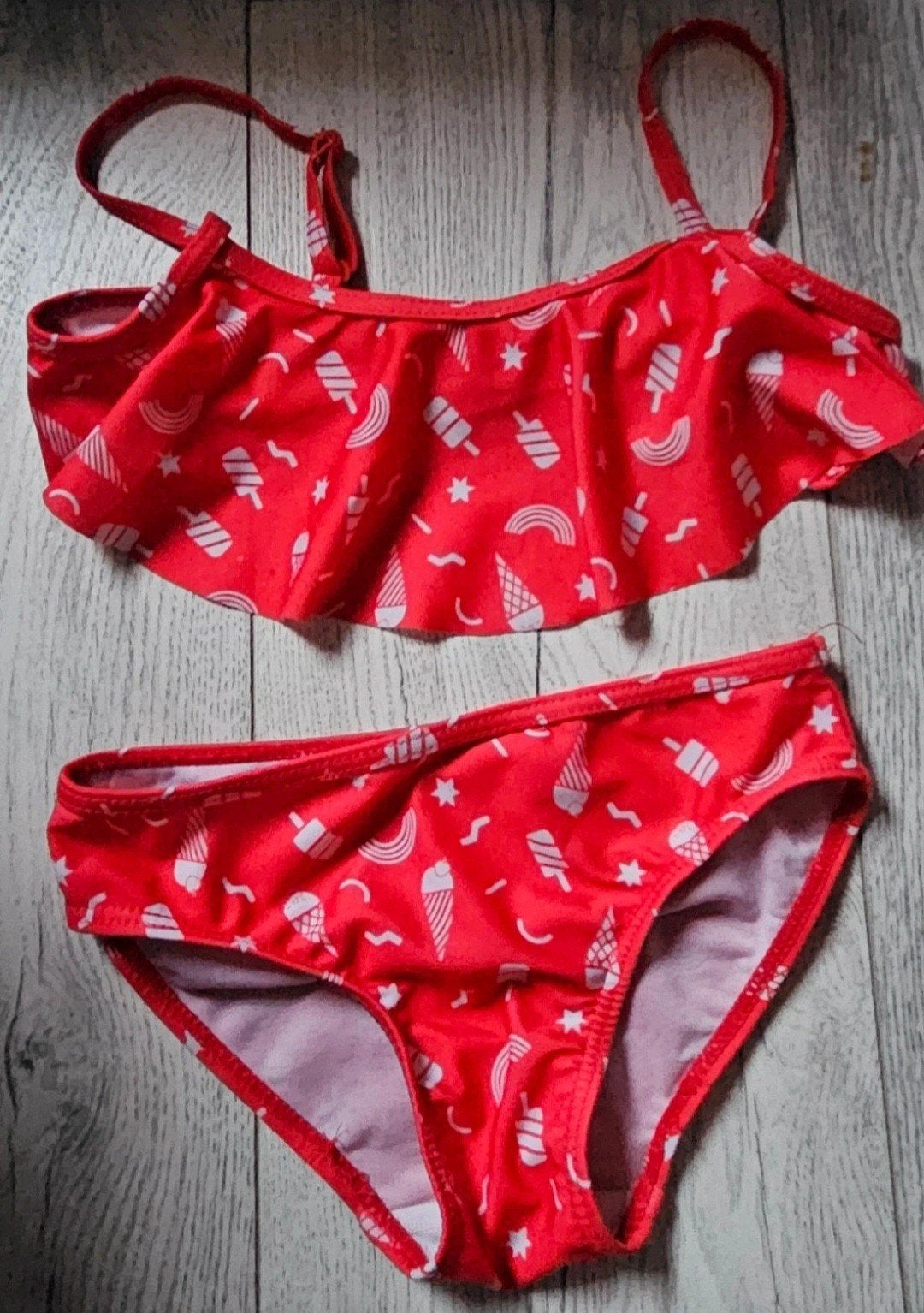 Hema bikini set meisjes, maat 122/128 - Zo goed als nieuw, Kinderen en Baby's, Kinderkleding | Kinder-zwemkleding, Meisje, Overige maten