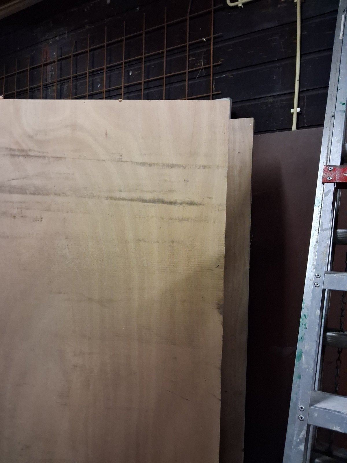 2 x multiplex plaat 2.15 mx 1.25m x 5cm, Ophalen, Zo goed als nieuw, Multiplex