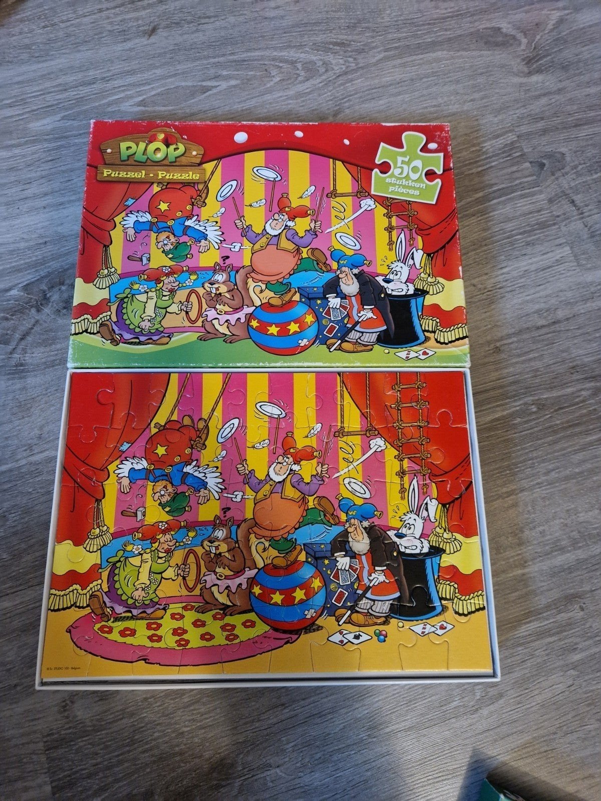 Plop Puzzel - Circus (50 stukjes), Ophalen, 10 tot 50 stukjes, Gebruikt, 4 tot 6 jaar
