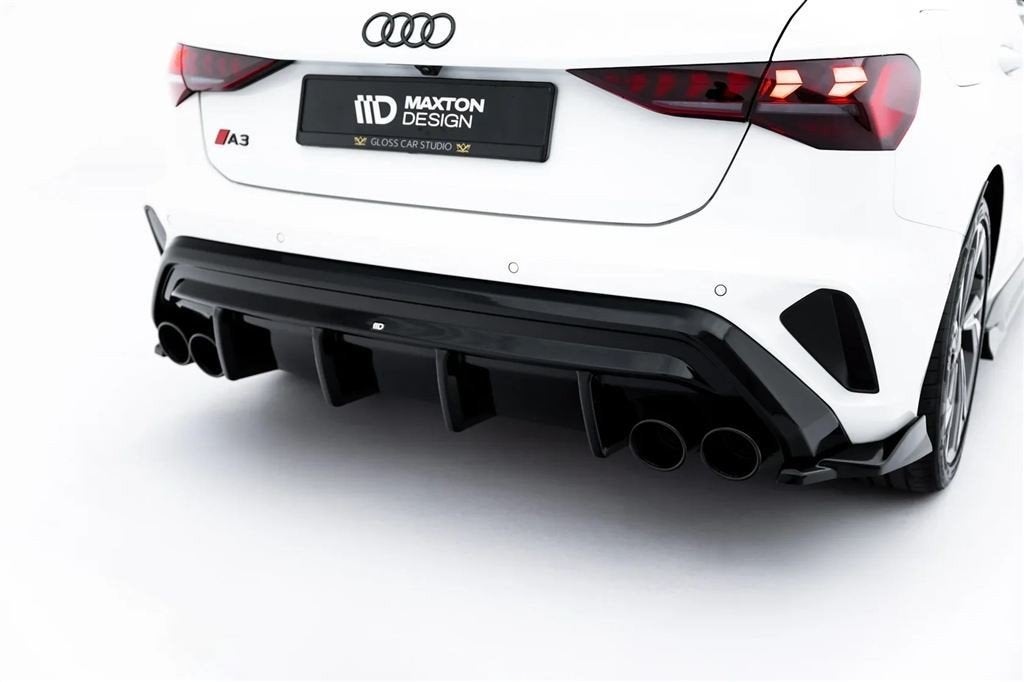 Audi A3 S-Line Sportback 8Y Facelift Diffuser + Uitlaat Sier, Verzenden, Automotive Parts, A.parts@hotmail.nl, Trasmolenlaan 12 3447 GZ Woerden