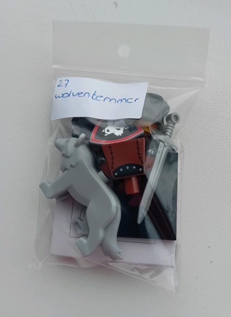 Lego minifiguur wolventemmer met wolf,  nieuw, CMF 27, Ophalen of Verzenden, Nieuw, Complete set, Lego