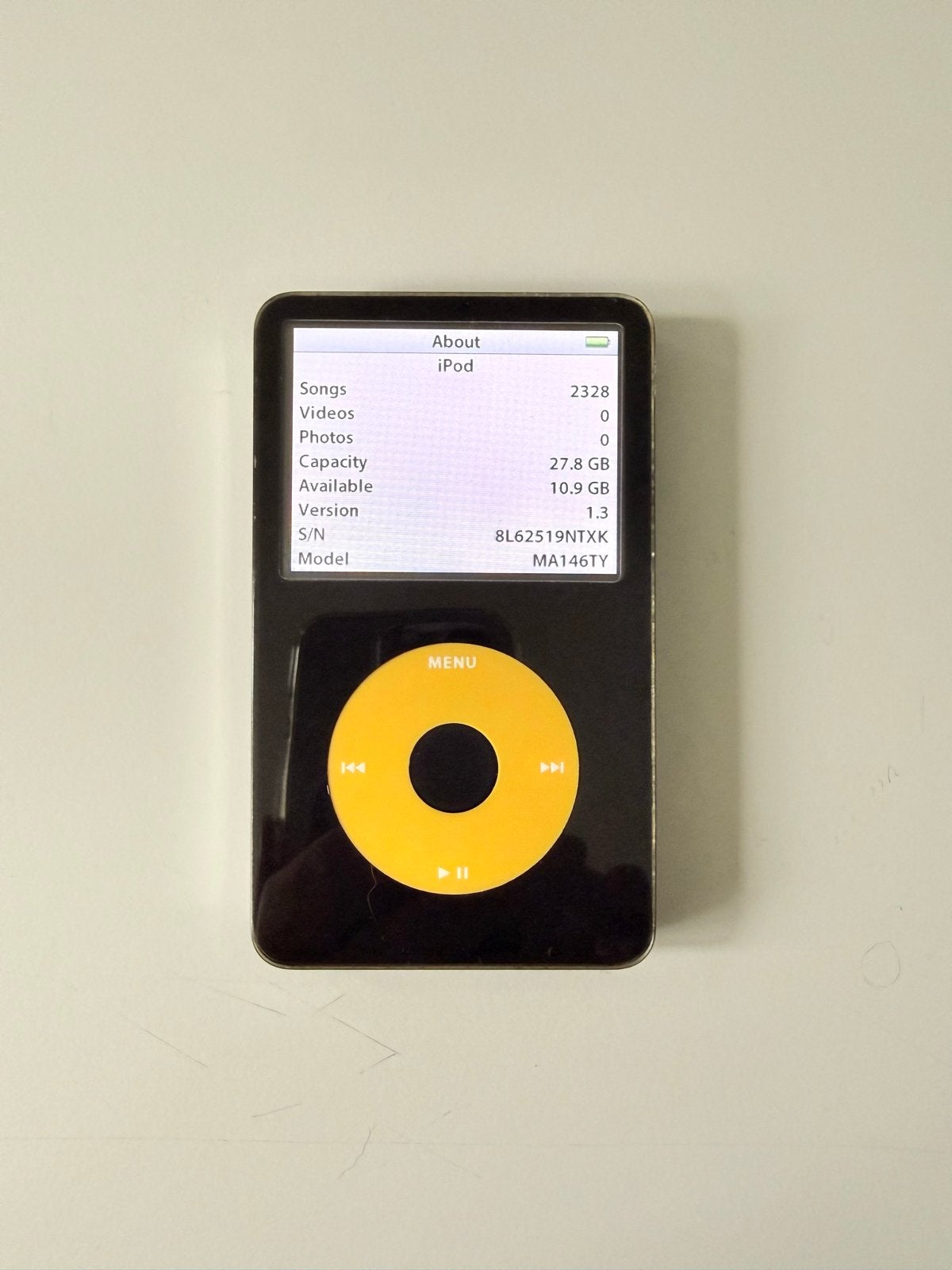 iPod Classic 5e generatie - Nieuwe accu & gepolijst, Classic, ., Refurbished, Ophalen of Verzenden