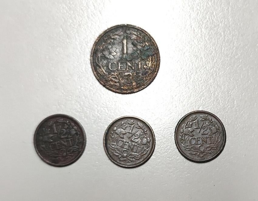 Centen, Postzegels en Munten, Munten | Nederland, Ophalen of Verzenden, Koningin Wilhelmina, 1 cent, Losse munt