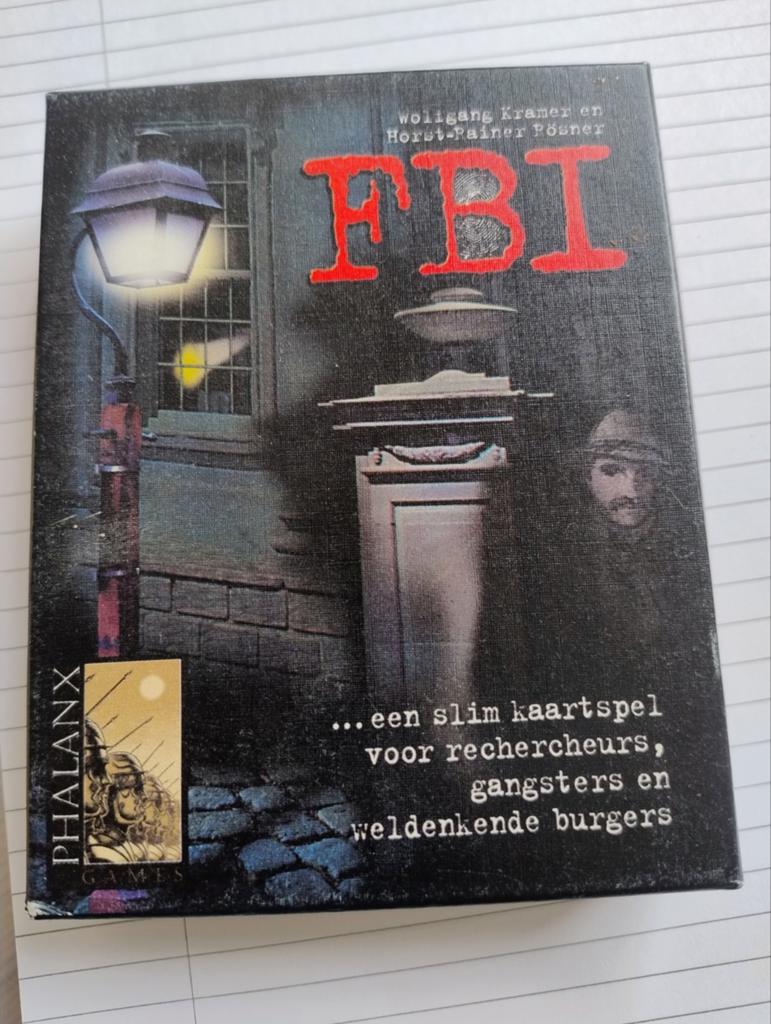 FBI, een slim kaartspel voor rechercheurs, gangsters en weld, Hobby en Vrije tijd, Gezelschapsspellen | Kaartspellen, Ophalen of Verzenden