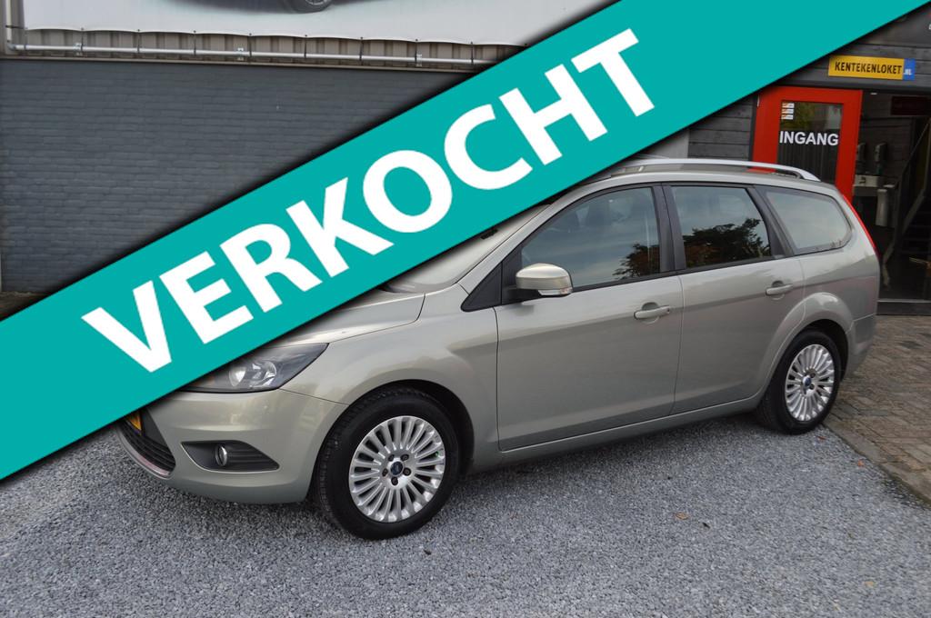 Ford Focus Wagon 1.8 Limited Airco Navi 5Drs PDC Sport Trekh, Euro 5, Gebruikt, 4 cilinders, Bruin