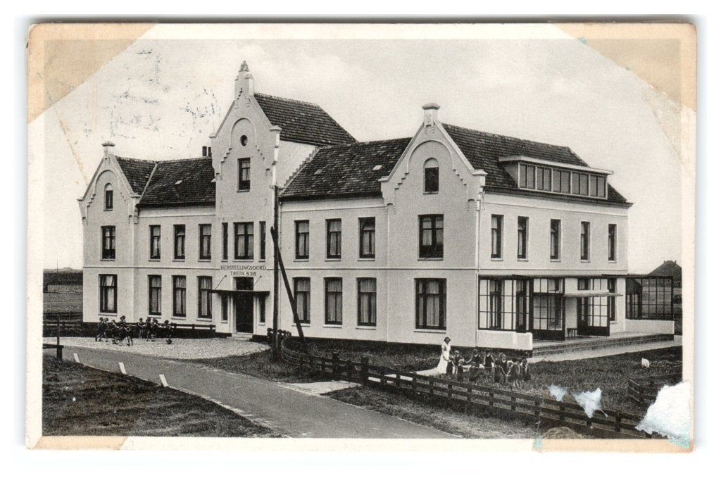 Petten, Kinderherstellingsoord "Trein 8.28" Lees beschr., Verzamelen, Ophalen of Verzenden, 1940 tot 1960, Gelopen, Noord-Holland