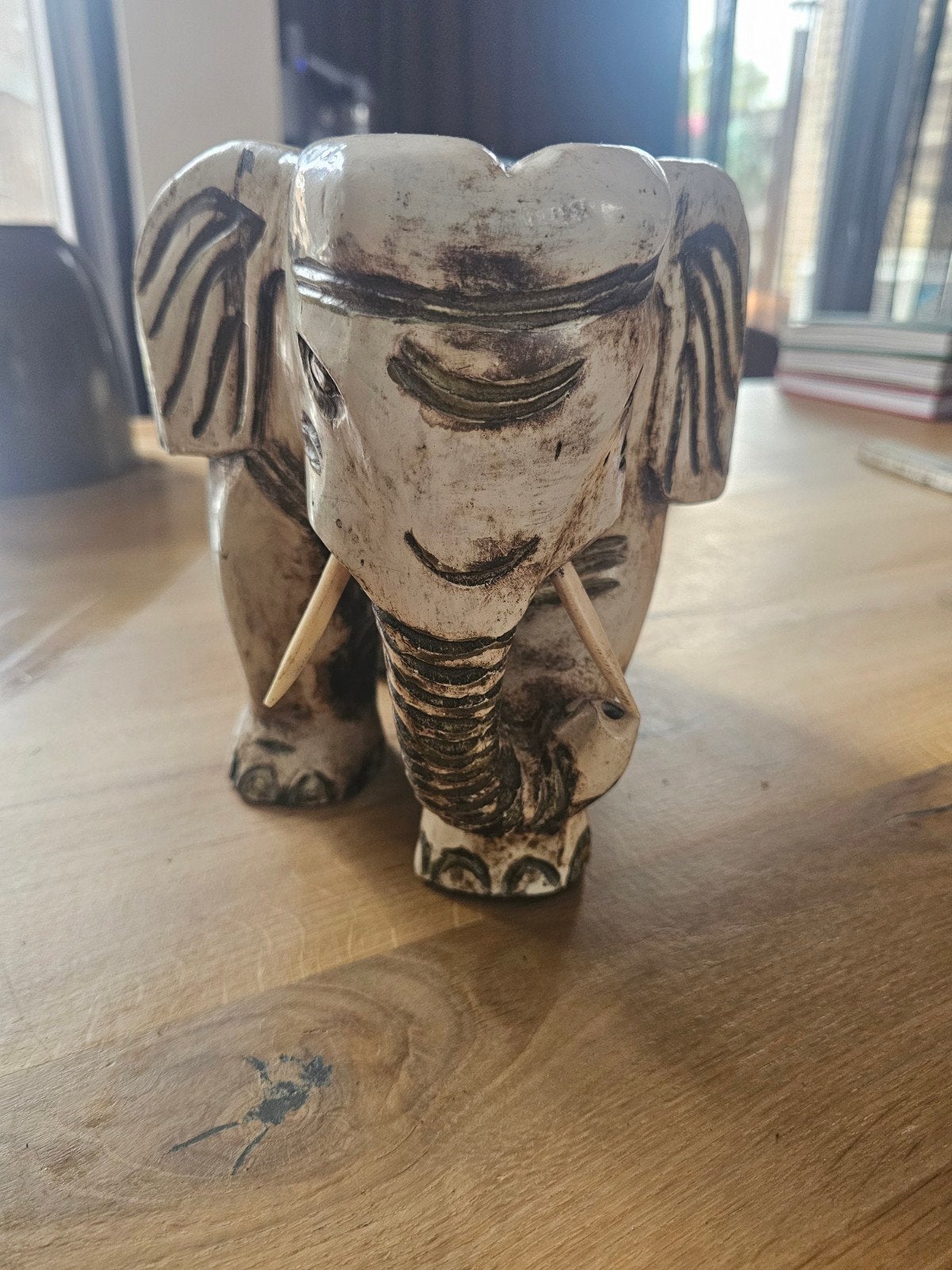 Decoratieve olifant, Ophalen of Verzenden, Beige, 20 cm