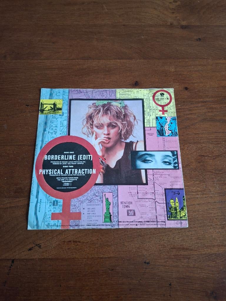 Madonna,borderline, 7 inch, Single, Ophalen of Verzenden, Zo goed als nieuw