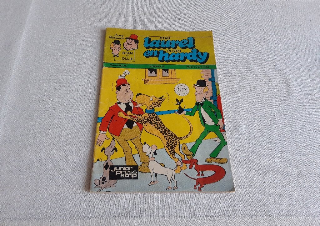 Laurel en Hardy maandblad 30 1981, Eén comic, Ophalen of Verzenden, Gelezen, Europa