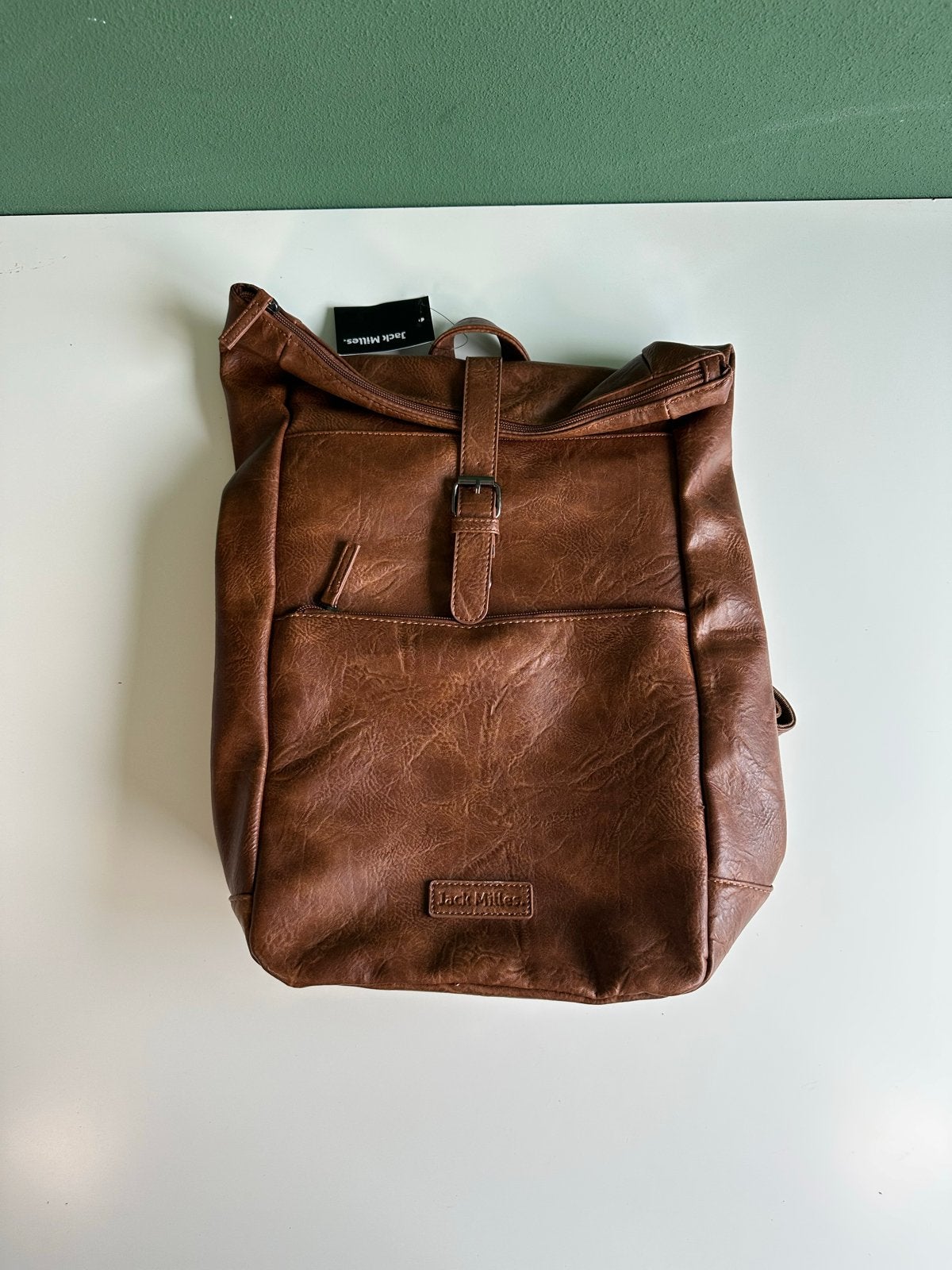 Jack Milles Rugzak Bruin | Nieuw | Unisex, Overige merken, 25 tot 40 cm, Nieuw, Ophalen of Verzenden