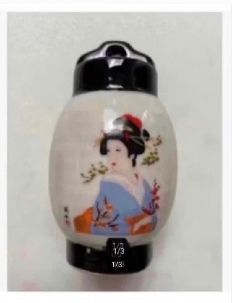 Antiek Japans belletje, porselein, 8,5 cm, Antiek en Kunst, Ophalen of Verzenden