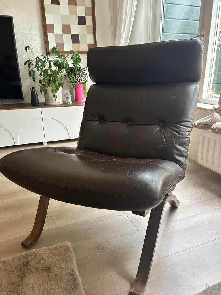 Vintage fauteuil - Ingmar Relling, *, 75 tot 100 cm, Zo goed als nieuw, *
