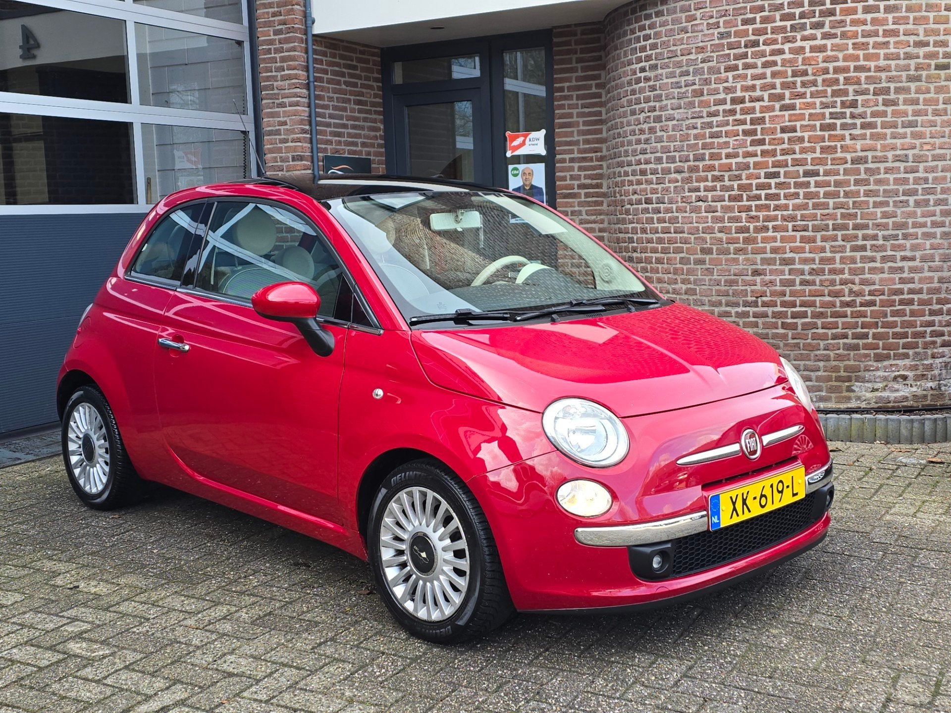 Fiat 500 1.2 Pop Pano |Automaat |Airco |Apk, Auto's, Fiat, Bedrijf, Te koop, ABS, Airbags, Airconditioning, Elektrische buitenspiegels