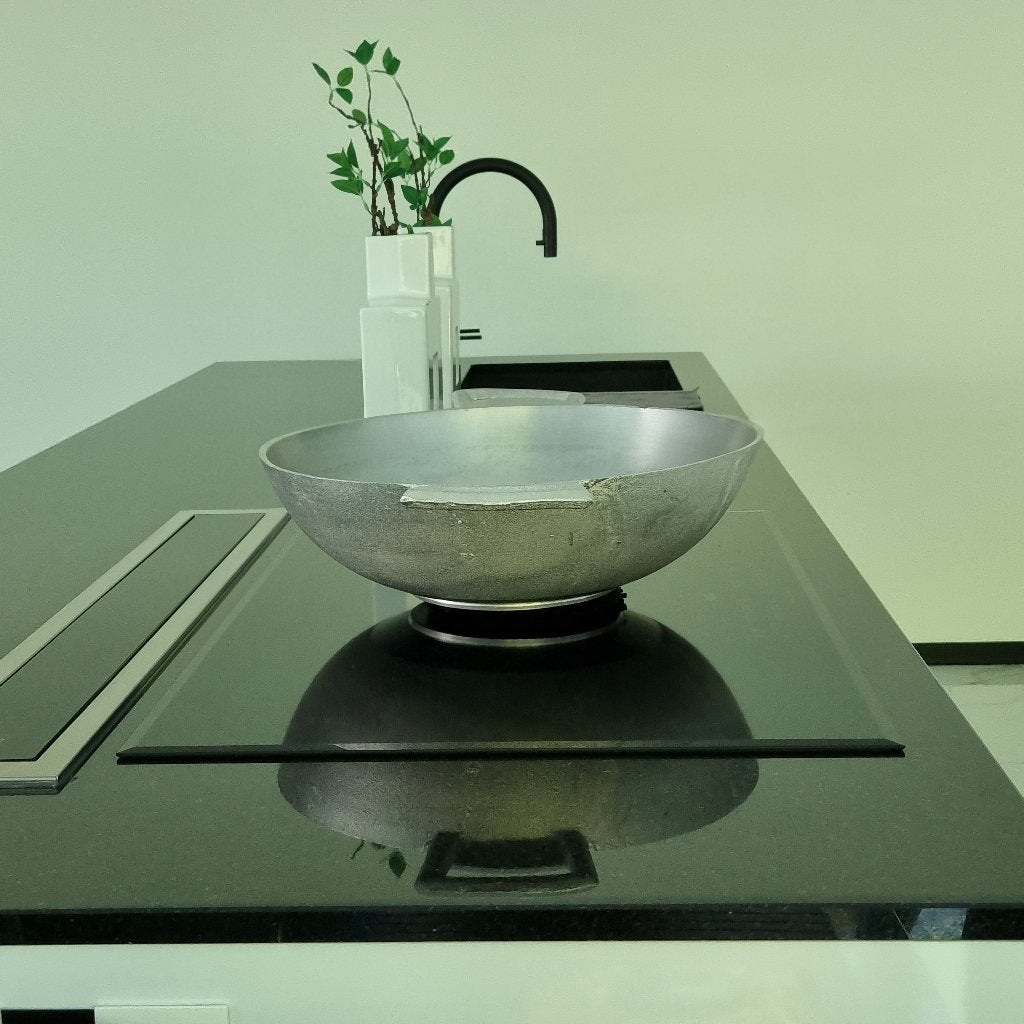 Robuuste, Surinaamse handmade Wok/Karhai, Ophalen, Gebruikt, Aluminium, Wok