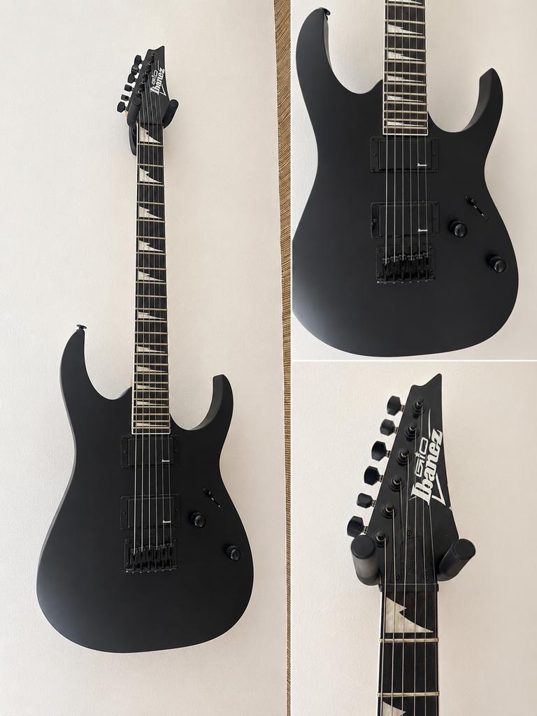 Ibanez Elektrische Gitaar - Mat Zwart, Ophalen of Verzenden, Gebruikt, Solid body, Ibanez