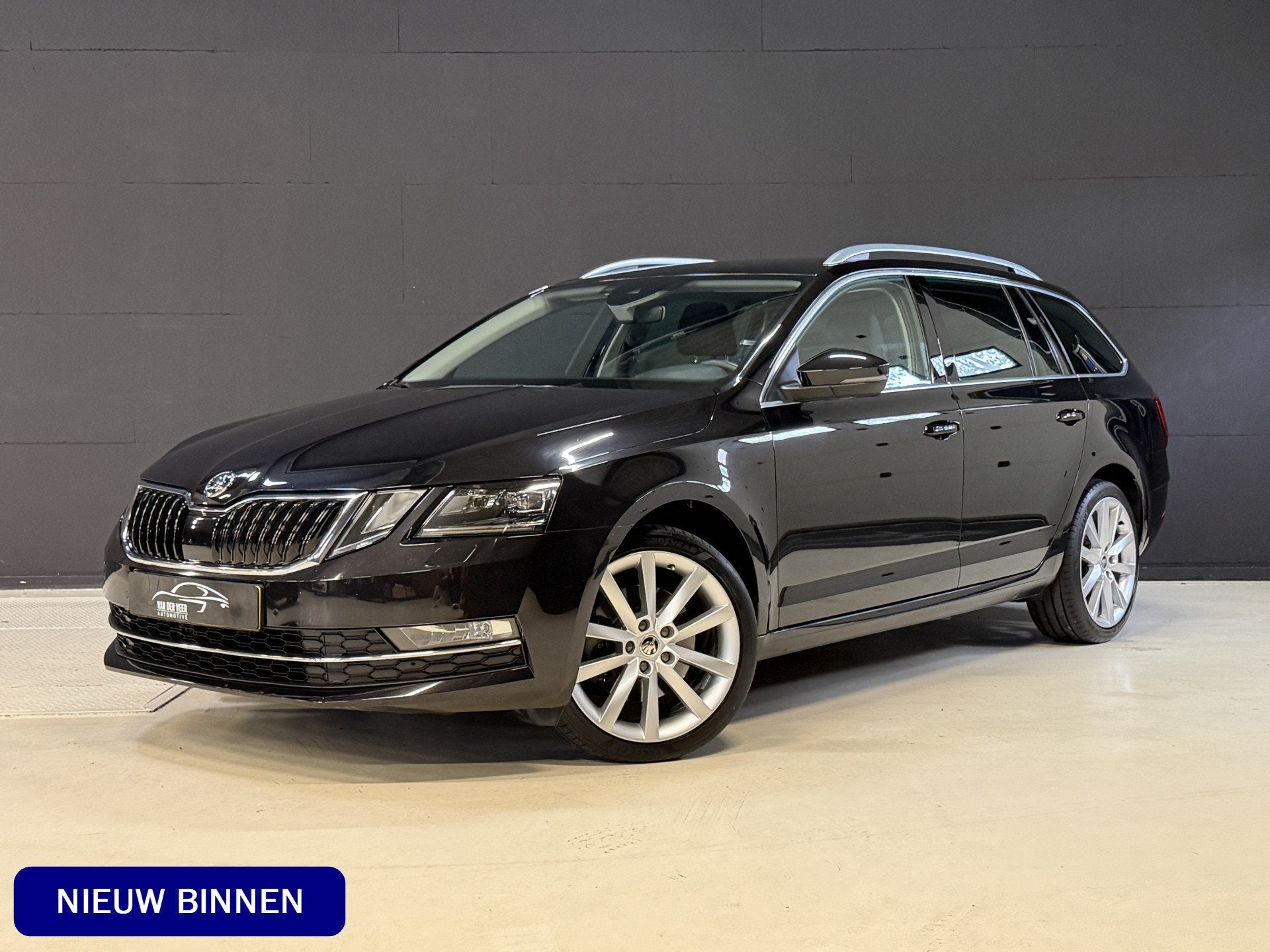 Skoda Octavia Combi 2.0 TSI 191PK Style Business | Leder | A, Auto's, Automaat, Dealer onderhouden, Gebruikt, Zwart