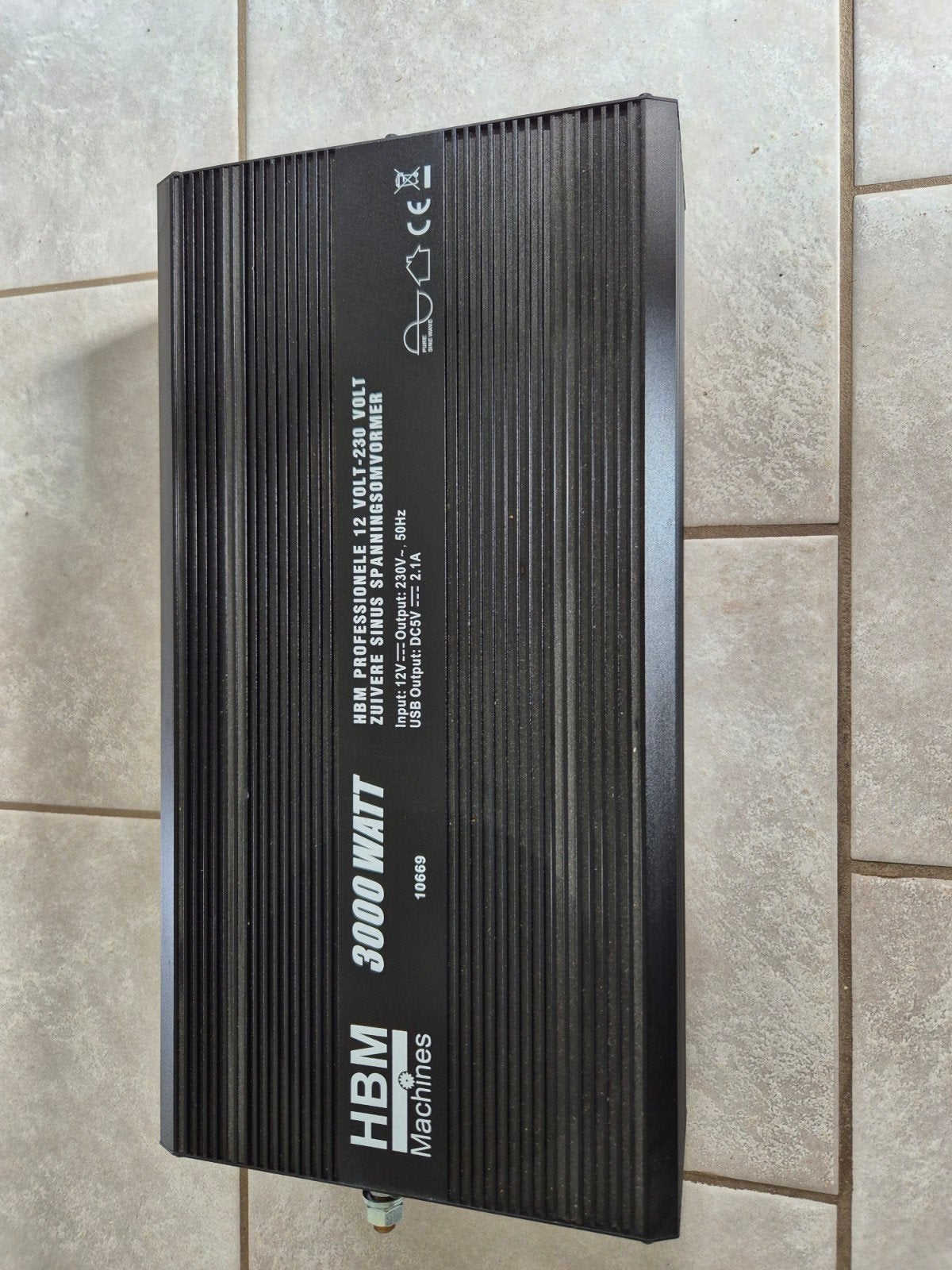 HBM Professionele 3000W Zuivere Sinus Spanningomvormer, Ophalen of Verzenden, Nieuw